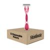 Skintimate Raspberry Rain Disposable Razors for Women, 12 Count Pink view 1