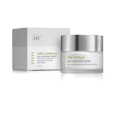 HL Holy Land Cosmetics ABR Complex Day Defense Cream with AHA, BHA and Vitamin C to improve skin elasticity & firmness, 1.7 fl.oz