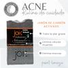 BeJoie 3 handmade Natural Vegan Soap Activated Carbon, mint, view 2