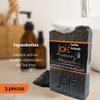 BeJoie 3 handmade Natural Vegan Soap Activated Carbon, mint, view 3