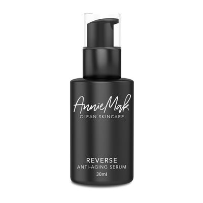 AnnieMak Reverse Anti Aging Serum for Face, Deep Moisturizer Skin Care for Women, Helps Reduce Wrinkle, Dark Spots & Facial Lines, Moisturizing & Hydrating, Promotes Collagen (1 fl oz)
