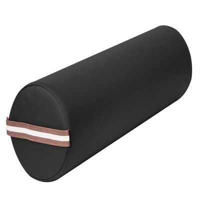 Master Massage Massage Bolster,Pillow Cushion, PU Upholstery, 100% Memory Foam, For Massage/Spa/Beauty/Tattoo/Back Pain Relief, (9" Round, Black)