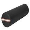 Master Massage Massage Bolster,Pillow Cushion, PU Upholstery, 100% Memory Foam, For Massage/Spa/Beauty/Tattoo/Back Pain Relief, (9" Round, Black) view 1