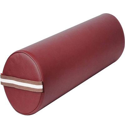 Master Massage Massage Bolster,Pillow Cushion, PU Upholstery, 100% Memory Foam, for Massage/Spa/Beauty/Tattoo/Back Pain Relief, (9" Round, Burgundy)