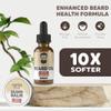 Beard Oil and Balm Set - Softer, Smoother, Moisturized Beard Care - Cedarwood Scent Gift for Men view 3