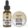 Beard Care Kit - Softer, Smoother, Moisturized Beard - Beard Oil and Balm - Gift Set (Sandalwood Bourbon) view 1