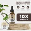 Beard Care Kit - Softer, Smoother, Moisturized Beard - Beard Oil and Balm - Gift Set (Sandalwood Bourbon) view 3