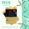 BeJoie 3 Handmade Natural Vegan Soap Neem with Lavender (2.5) oz each view 3