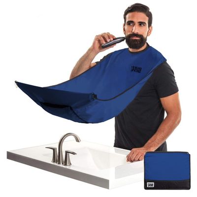 Beard King Beard Bib Apron - As Seen on Shark Tank  Gifts for Him, Stocking Stuffers for Men, Mens Gift, Blue