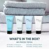 H2O Therapy Hotel Soaps & Toiletries Bulk Set | 1-Shoppe Amenities Kit | 0.85oz Shampoo & Conditioner, Body Wash, Lotion | Travel Size | 80 Pieces view 2