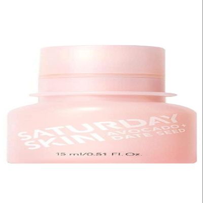 Saturday Skin Wide Awake Brightening Cream Korean lluminating Eye Cream for Wrinkles, Puffy Eyes Dark Circles Lightweight, Moisturizing, Deeply Hydrates, Anti Aging Reduce Fine Lines(0.51 Fl Oz 15ml)