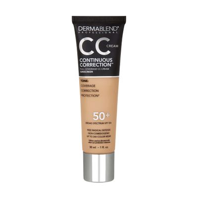 Dermablend Continuous Correction Tone-Evening CC Cream SPF 50+, 40N, 1 fl. oz. (Pack of 1)