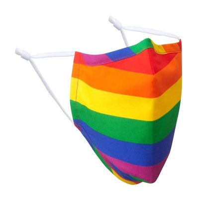 100% Cotton Washable LGBTQ+ Pride Face Mask - XL