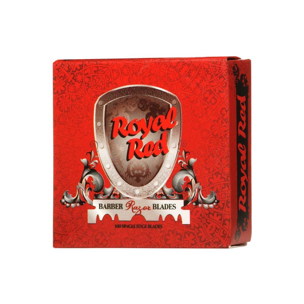 Royal Red Single Edge Blades for Barbers and Stylists