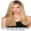 20" HUMAN HAIR 10PC EXTENSION KIT by Hairdo, 4PC Bundle: Extensions, 4oz Mara Ray ProSmooth Shampoo, White Stand, and 19 Page Belle of Hope Guide (R1HH) view 3