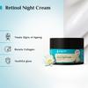 Pilgrim Korean Retinol Anti Aging Night Cream with Hyaluronic Acid & Vitamin C | wrinkle-free & radiant skin| Anti aging cream for oily & dry skin| For Men & Women|Korean Skin Care| 1.76 Oz (50gm) view 3
