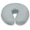 LONDON LINENS Soft & Heavy Microfiber Massage Tables Face Cradle Covers Cozies Fitted- 4 Pieces (4, Stone) view 1