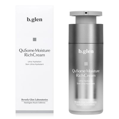  b.glen QuSome Moisture Rich Cream (30g/1.06oz.) Advanced anti-aging night cream and rich emollience