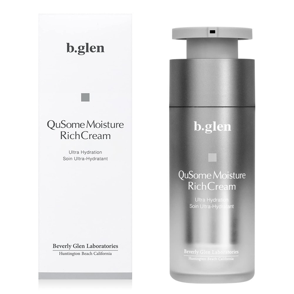  b.glen QuSome Moisture Rich Cream (30g/1.06oz.) Advanced anti-aging night cream and rich emollience