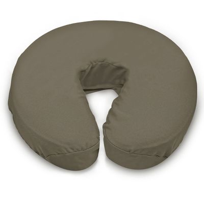 LONDON LINENS Soft & Heavy Microfiber Massage Tables Face Cradle Covers Cozies Fitted- 4 Pieces (4, Walnut)