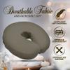LONDON LINENS Soft & Heavy Microfiber Massage Tables Face Cradle Covers Cozies Fitted- 4 Pieces (4, Walnut) view 2