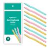 Amazon Basics Women's Multipurpose Exfoliating Dermaplaning Tool, Eyebrow & Facial Razor, Includes Blade Cover, Multicolor, 9 Count view 1