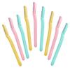 Amazon Basics Women's Multipurpose Exfoliating Dermaplaning Tool, Eyebrow & Facial Razor, Includes Blade Cover, Multicolor, 9 Count view 2