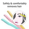 Amazon Basics Women's Multipurpose Exfoliating Dermaplaning Tool, Eyebrow & Facial Razor, Includes Blade Cover, Multicolor, 9 Count view 4