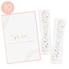 RAINBOW CONFETTI FRECKLES set of 10 premium boho waterproof temporary metallic gold and silver jewelry foil Flash Tattoos, face tattoo, face sparkle, rainbow temporary tattoo, rainbow party view 2