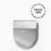 Bevel Square Trimmer Blade Attachment - Compatible with Bevel Device Only, Cordless Trimmer Attachment Head for Face, Beard, Mustache, Neck & Body - Silver, 1 Count view 2