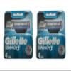 Gillette Mach3 Razor Blades for Men, Pack of 4 Refill Blades (2 Packs) view 1