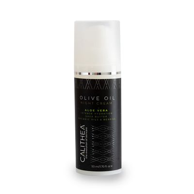 Calithea Night Cream - Moisturizing & Hydrating Face Repair Cream - Night Facial Moisturizer with Shea Butter, Elderberry, Argan Oil - Antioxidant-Rich Skin Night Cream