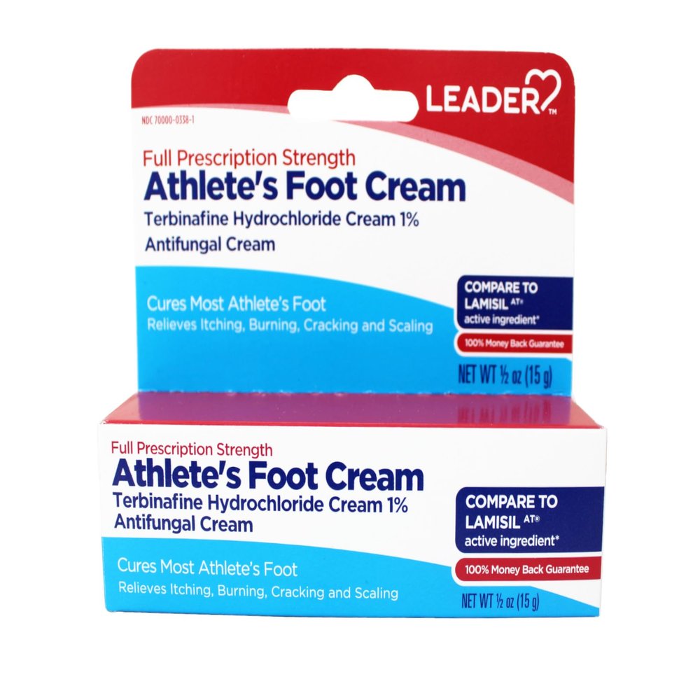 LEADER Medicated Cream, Clinically Proven Medication for AF, Itching, Burning, Cracking and Scaling, 0.5 Ounce