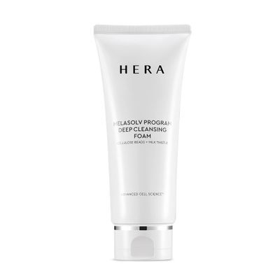 HERA Foaming Facial Cleanser Professional Deep Cleansing Foam with Cellulose Beads and Milk Thistle Antioxidant and Hydrating Foam Cleanser For Bright and Soft Skin 6.6 Ounce by Amorepacific