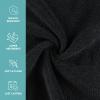 Arkwright Bleach Proof Salon Towels Bulk - Case of 144 - Ultra Soft, Gentle Microfiber, Highly Absorbent & Quick Dry Spa Facial Towel for Hair Stylist, Nail Shop, and Esthetician, 16 x 27 in, Black view 2