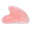 RAS LUXURY OILS Rose Quartz Gua Sha Face Lifting Massager, Facial Tool, Sculpt Jaw Cheek & Eyebrows, Relax Face Muscles, Reduces Puffiness & Wrinkles, Spa Acupuncture, Face Trigger Point Therapy view 1