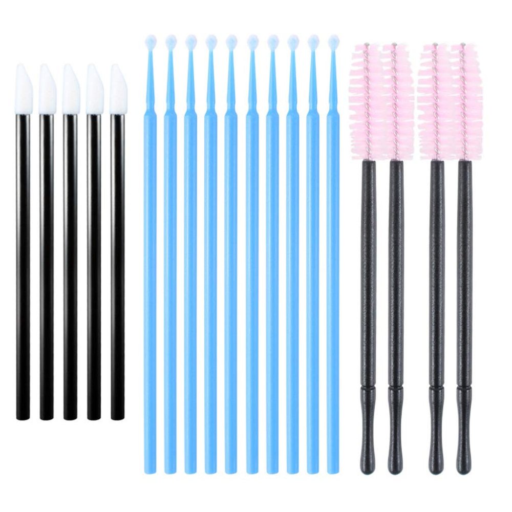Beaupretty 1set Eyebrow Brush Eyelash Cleaning Tools Eyelash Cleaner Spiral Brush and Makeup Applicators Lash Cleaners Swabs Random Color