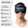 Coldest Eye Mask Cooling Gel Reusable Cold for Puffy Eyes, with Soft Plush Backing for Dark Circles, Migraine, Stress Relief view 3