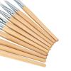 10-Piece Facial Mask Brushes Soft Hair Mud Applicator DIY Skin Care Tool with Wooden Handle view 2