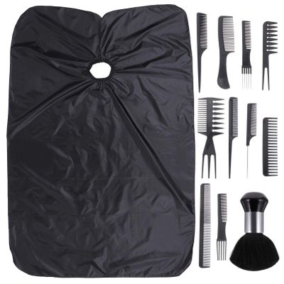 Beaupretty 1set Hair Cutting Comb and Hair Salon Cape for Styling Tools for Perming for Barbers and Home Use