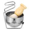 3pcs Mens Shaving Set Stainless Steel Shaving Razor Brush Holder Bowl Mug Badger Beard Brush Beard Brush for Home Salon view 1