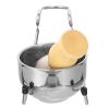 3pcs Mens Shaving Set Stainless Steel Shaving Razor Brush Holder Bowl Mug Badger Beard Brush Beard Brush for Home Salon view 4