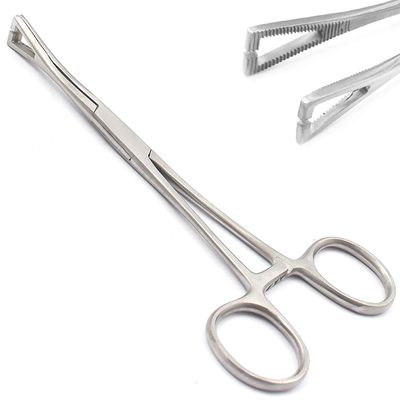 AAProTools Slotted Pennington Forceps Tongue Nose Belly Body Jewelry Piercing Clamp
