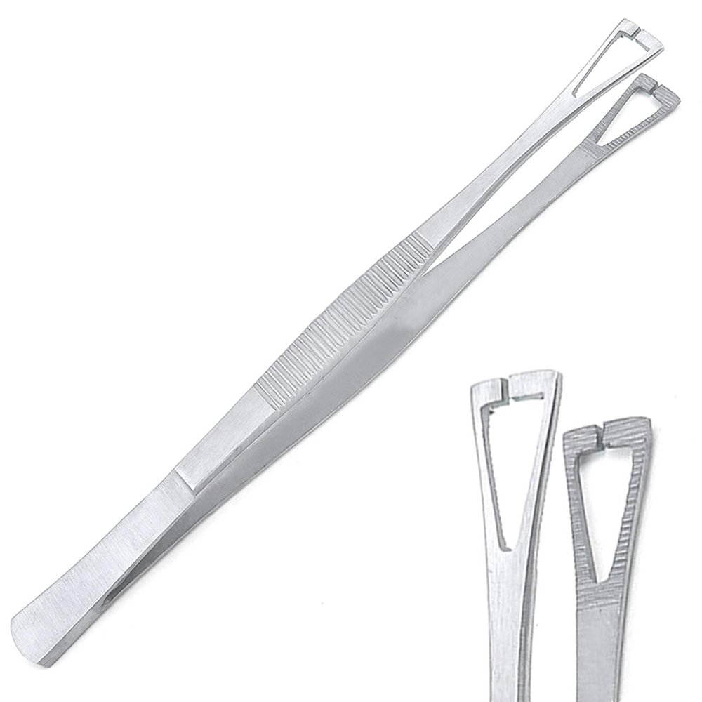 AAProTools Multi Purpose Body Piercing Standard Pennington Slotted Tweezer Body Piercing Tool