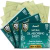 Natural Green Tea Oil Blotting Sheets for Face - 25% Larger - 3pk/300 Makeup Friendly Blotting Papers for Face - Easy Dispensing Oil Absorbing Sheets view 1