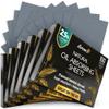 Natural Oil Blotting Sheets for Face with Bamboo Charcoal - 25% Larger - 6pk/600 Makeup Friendly Oil Absorbing Sheets for Face - Easy Dispensing Blotting Papers - Perfect for Keeping in Purse view 1