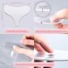 Syhood 2 Pieces Silicone Chest Pads Reusable T-shaped Decollete Wrinkles Patches Smooth Your Skin Prevent Skin Ageing for Women and Girls view 3
