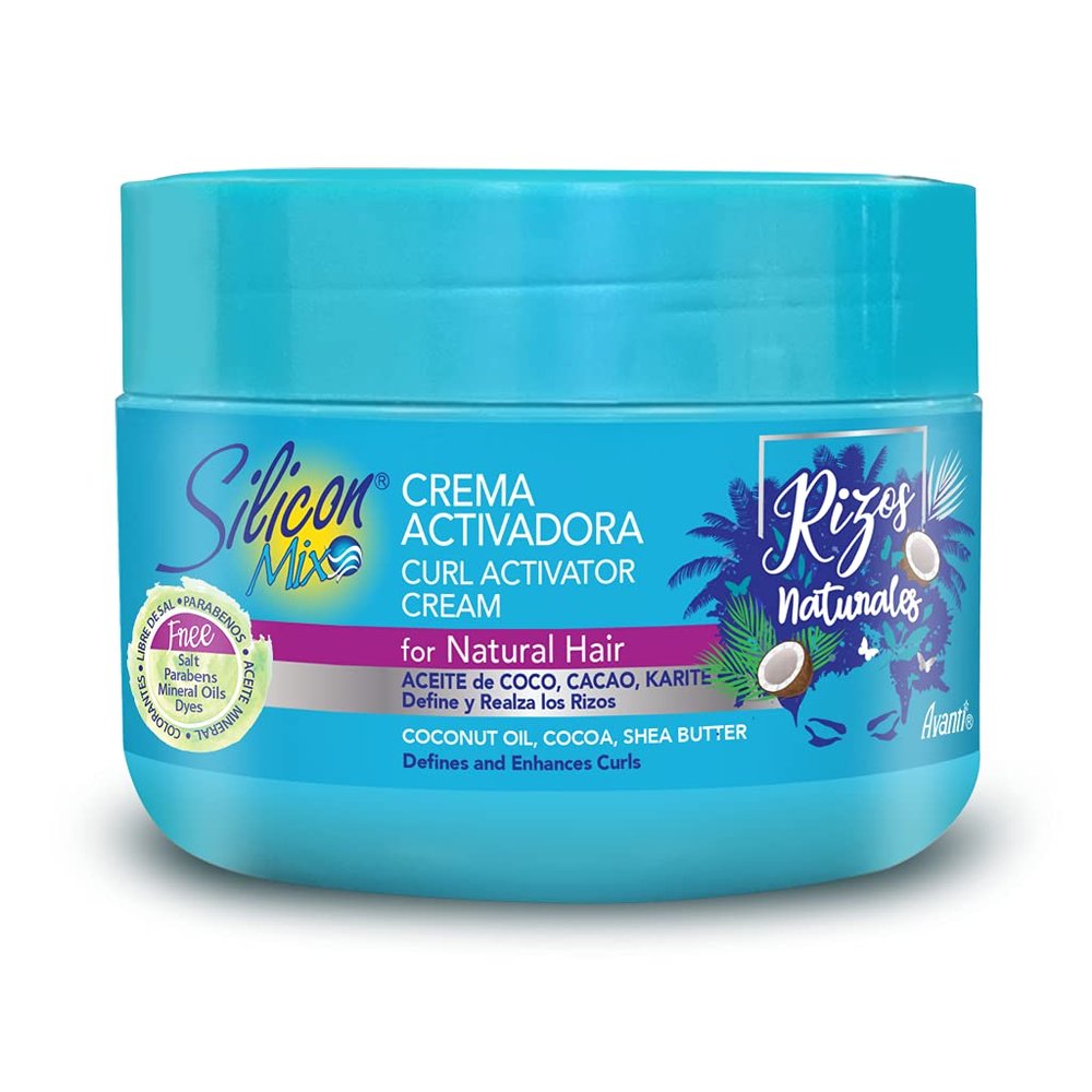 Silicon Mix CURL ACTIVATOR CREAM FOR NATURAL HAIR | RIZOS NATURALES| FOR CURLY AND AFRO HAIR | 8 Oz