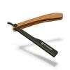 Classic Barber Straight Razor with Blades  Professional Wooden Handle Shaving Tool for Facial Hair, Neckline & Detailing By MIRACLE view 1