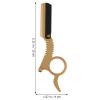 Beaupretty Professional Barbers Manual Razor 2pcs Finger Razor Stainless Steel Barber Supplies view 2